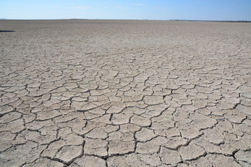 Cracked soil, background, Makgadikgadi pans, Botswana, Africa