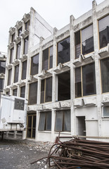 Old factory in industrial zone