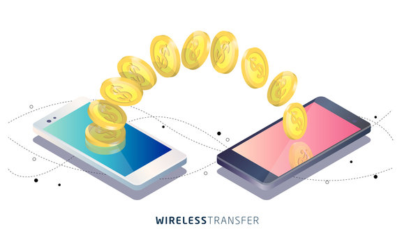 Money transfer between phones.