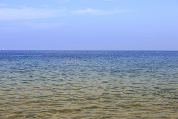 Fototapeta na wymiar Sea water in Sardinia island , Italy