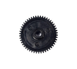 cog black on white background, gear digital video display