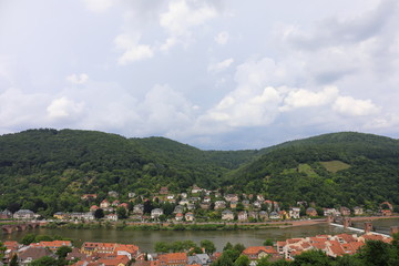 Fototapeta na wymiar cityscape of Heidelberg Germany