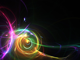 Abstract fractal background