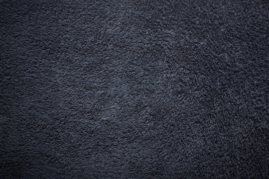  Black soft towel surface, bath towel texture background