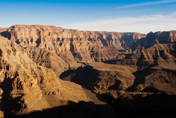 Fototapeta na wymiar Flying Through the Grand Canyon
