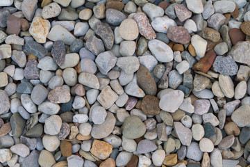 multi colored pebbles