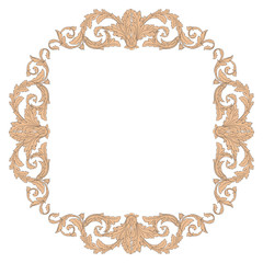 Vintage baroque ornament vector