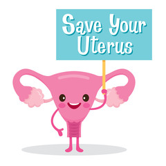 Uterus, Human Internal Organ, Cartoon Character