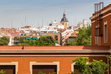 Obraz premium View from the roofs of Madrid