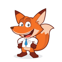 Fototapeta premium Businessman fox
