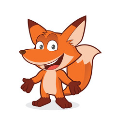 Fox in welcoming gesture