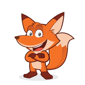 Fox with folded hands