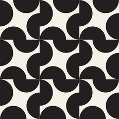 Seamless abstract decorative background. Vector geometric tiling pattern