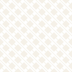 Fototapeta premium Abstract geometric lines lattice pattern. Seamless vector background. Subtle simple repeating texture.