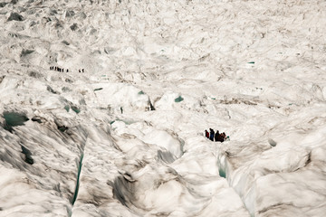 Two groups of hikers