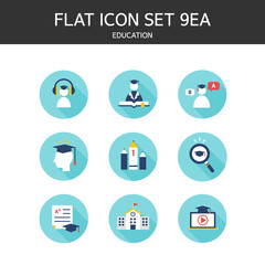 Fototapeta premium Flat Icon