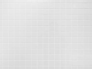 White tile wall Background Bathroom floor texture