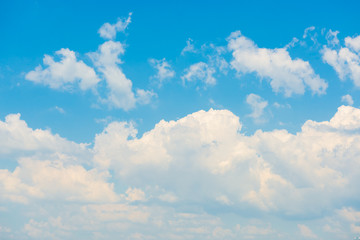 blue sky with cloud