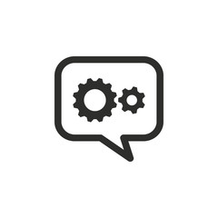 Analysis vector icon.