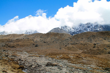 Shot from the Everest Basecamp trail in Nepal