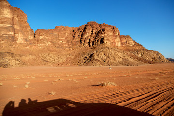 in the desert  sand and mountain adventure destination