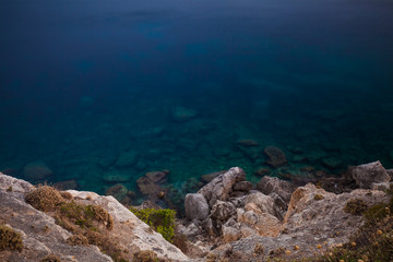 Shallow Blue cliffs