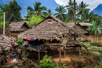 Karen village Beautiful nature Sufficient lifestyle Tha Song Yang District, Tak Province, Thailand