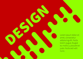 Modern hipster flyer