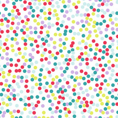 Seamless pattern of multicolored circles. Digital background for design