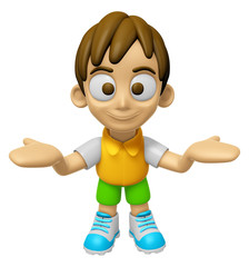 3D Child Mascot has been welcomed with both hands. Work and Job Character Design Series 2.