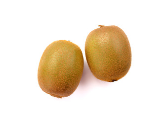 kivi fruit on white background