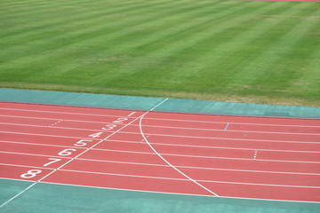 Obraz premium 競技場のトラック 