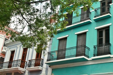 Historic buildings and architecture in Old San Juan, Puerto Rico