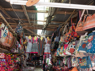 Fototapeta na wymiar Colorful Hmong Market