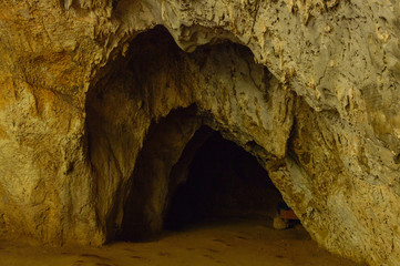 A hole in Phraya Nakhon Cave. Thailand