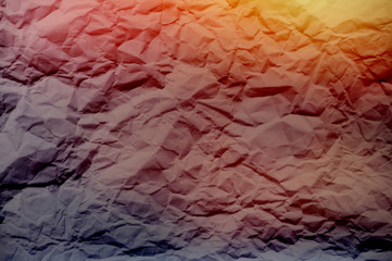 Fototapeta premium Yellow, orange, brown, burnt crumpled paper parchment texture Wallpaper vintage warm tone grunge background