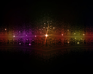 Multicolor Disco Background