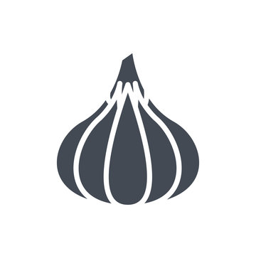 recommend clip art: Food vegetables silhouette icon garlic