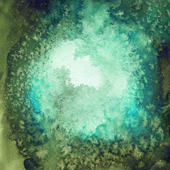 Bright painted watercolor texture. Hand drawn background with text place.