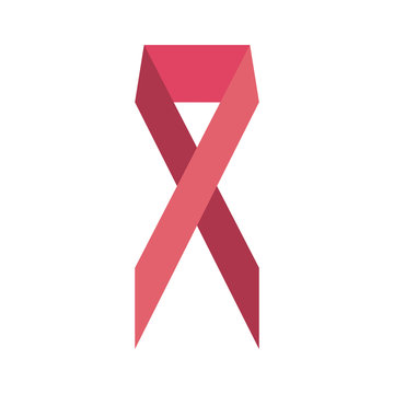 awareness ribbon for breast cancer icon image