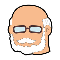 grandfather face icon