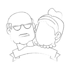 couple of grandparents icon