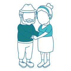 couple of grandparents icon