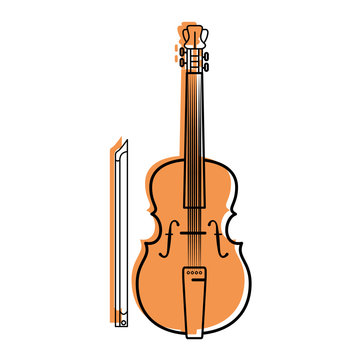 Violin music instrument