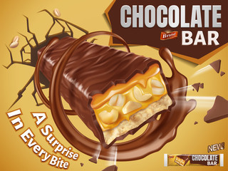 Chocolate bar ads