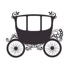 medieval carriage icon