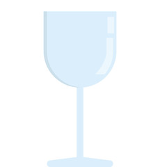 Wine glass flat icon, vector sign, colorful pictogram isolated on white. Symbol, logo illustration. Flat style design