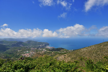 Fototapeta premium resort city in mountains