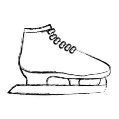 Ice skates isolated