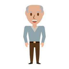 Retro Old man cartoon